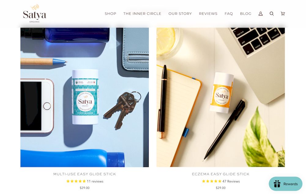 shopify store Satya