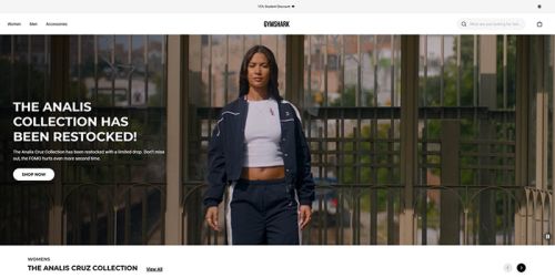Gymshark官网